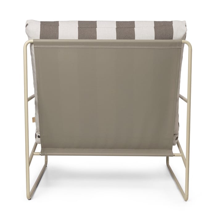 Fauteuil Desert - Cash stripe-chocolate
 - ferm LIVING