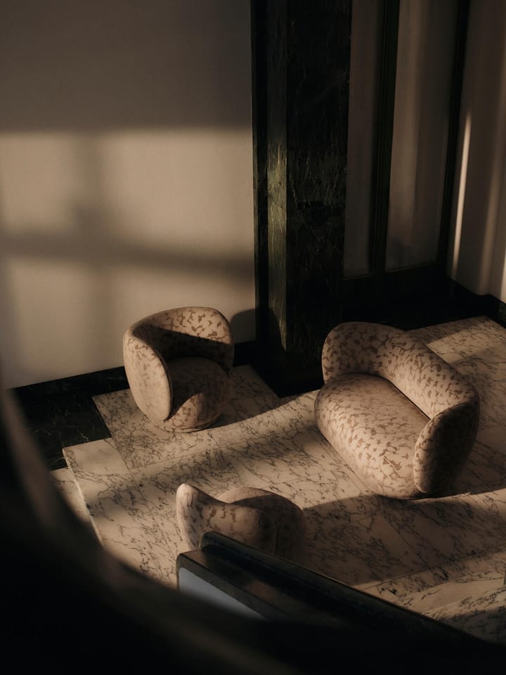 Fauteuil Rico lounge chair, Cilla-Taupe Ferm Living