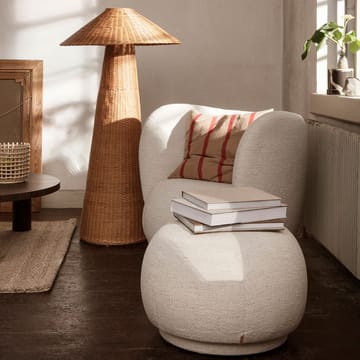 Fauteuil Rico lounge chair - offwhite, brushed - Ferm Living