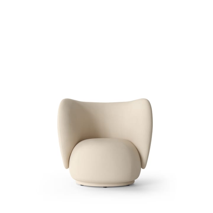 Fauteuil Rico lounge chair - offwhite, brushed - Ferm Living