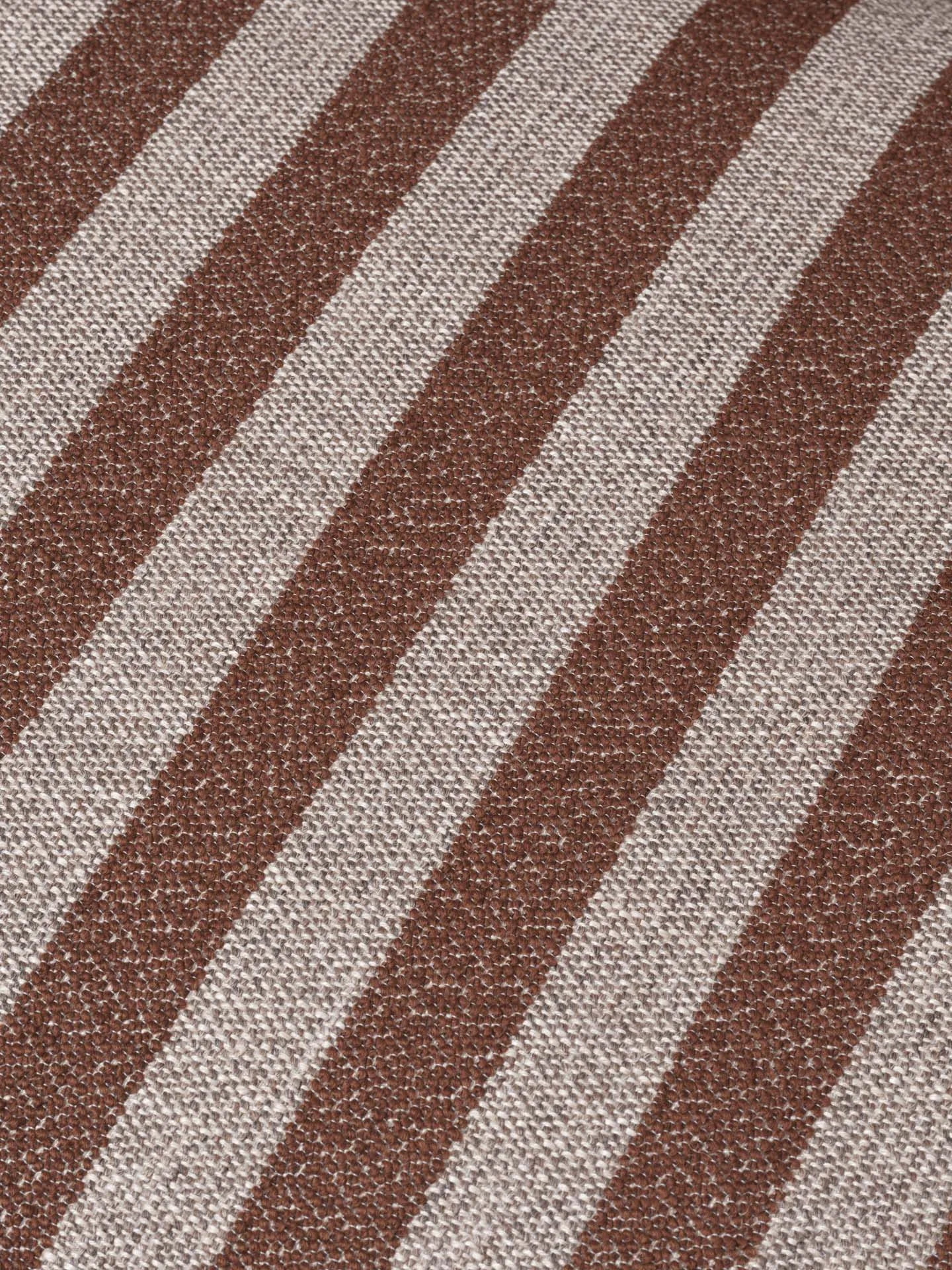 Fauteuil Rico lounge chair piccolo, Louisiana, Sand-chocolate Ferm Living