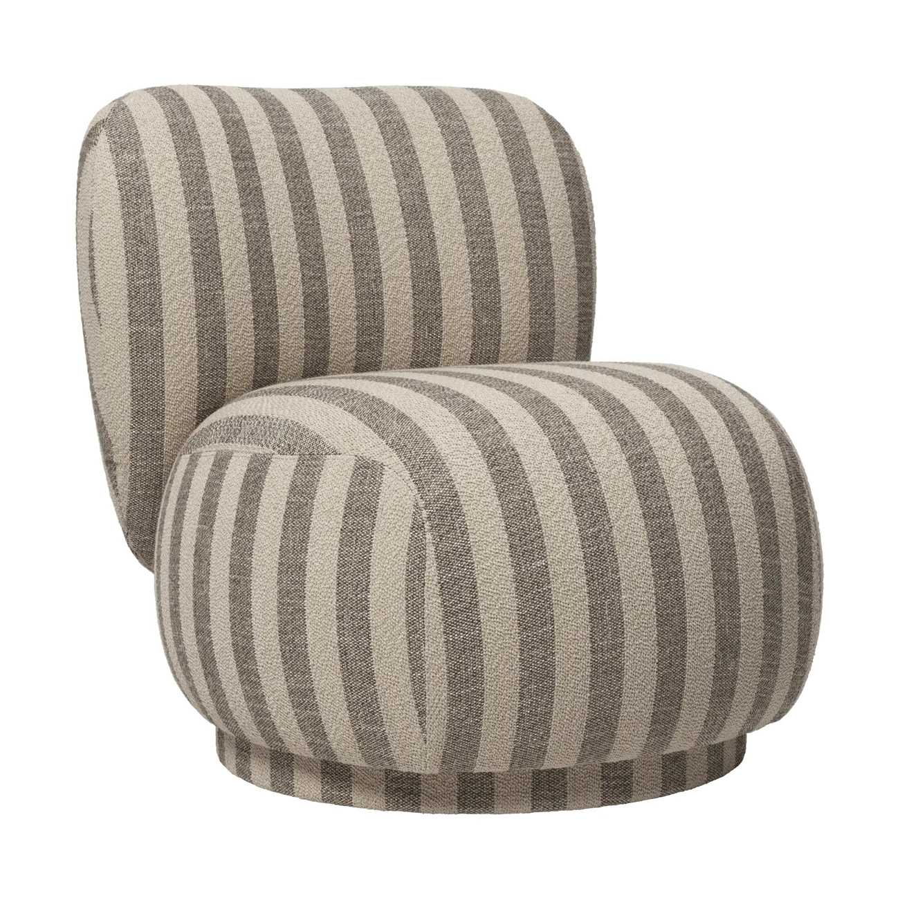 Fauteuil Rico lounge chair piccolo, Louisiana, Sand-off-white Ferm Living