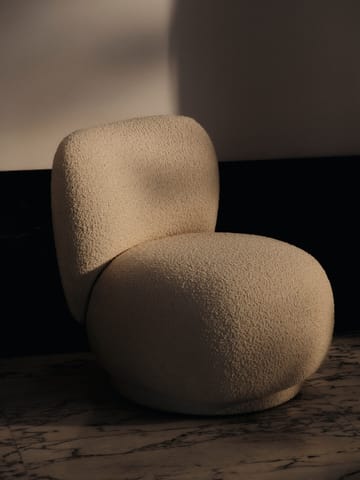 Fauteuil Rico lounge chair piccolo - Nordic Bouclé-Off-white - Ferm Living