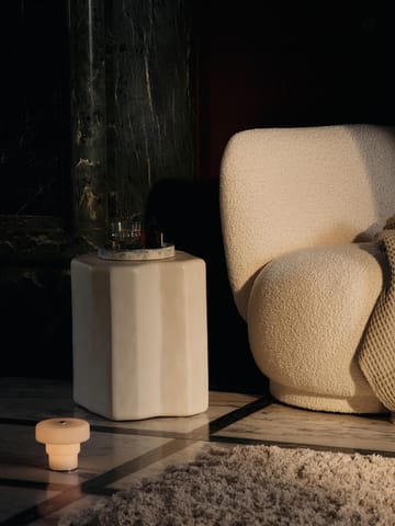 Fauteuil Rico lounge chair piccolo - Nordic Bouclé-Off-white - Ferm Living