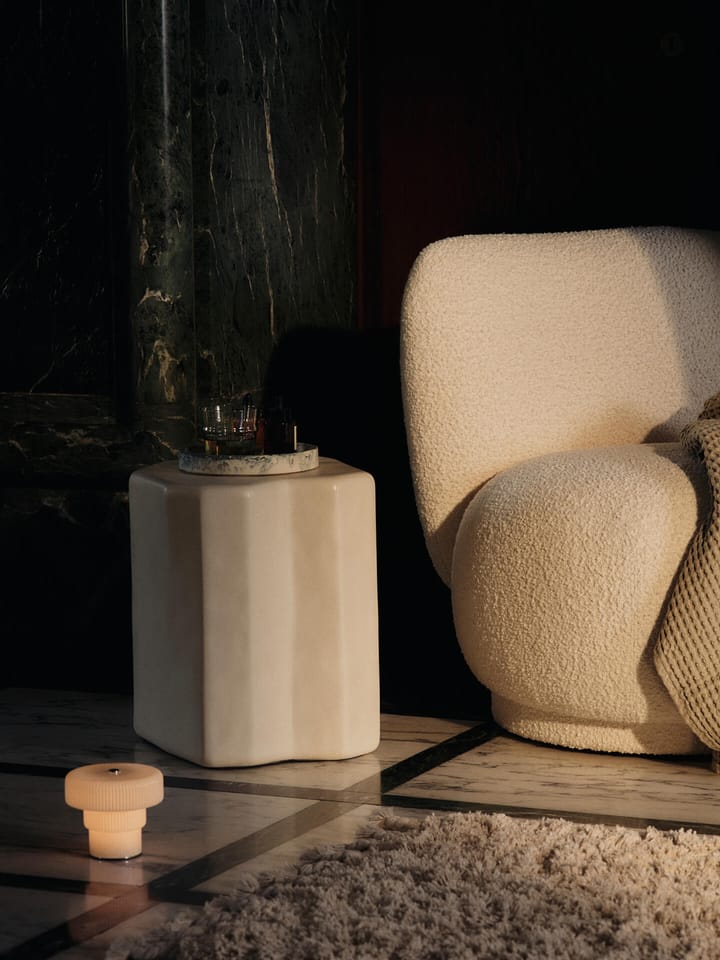 Fauteuil Rico lounge chair piccolo, Nordic Bouclé-Off-white Ferm Living