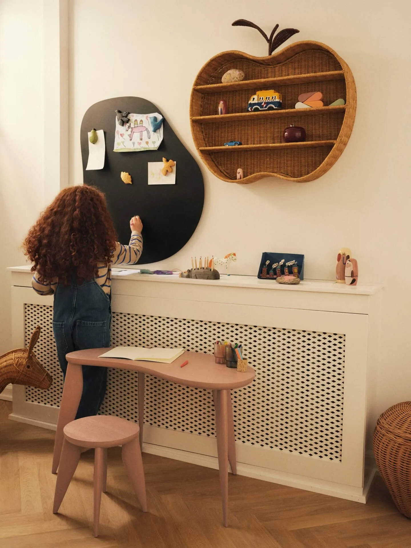 Feve kids tabouret rond, Rose Ferm Living