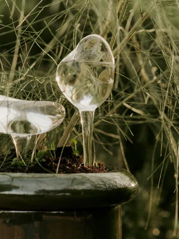 Goutte d’arrosage Mercury 2 pièces - Clear, 15x24 cm - Ferm Living