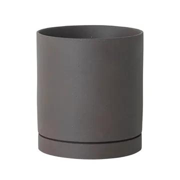Grand pot de fleur Sekki Ø15.7 cm - charbon - Ferm Living