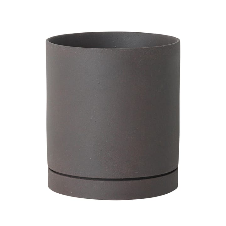 Grand pot de fleur Sekki Ø15.7 cm, charbon Ferm Living