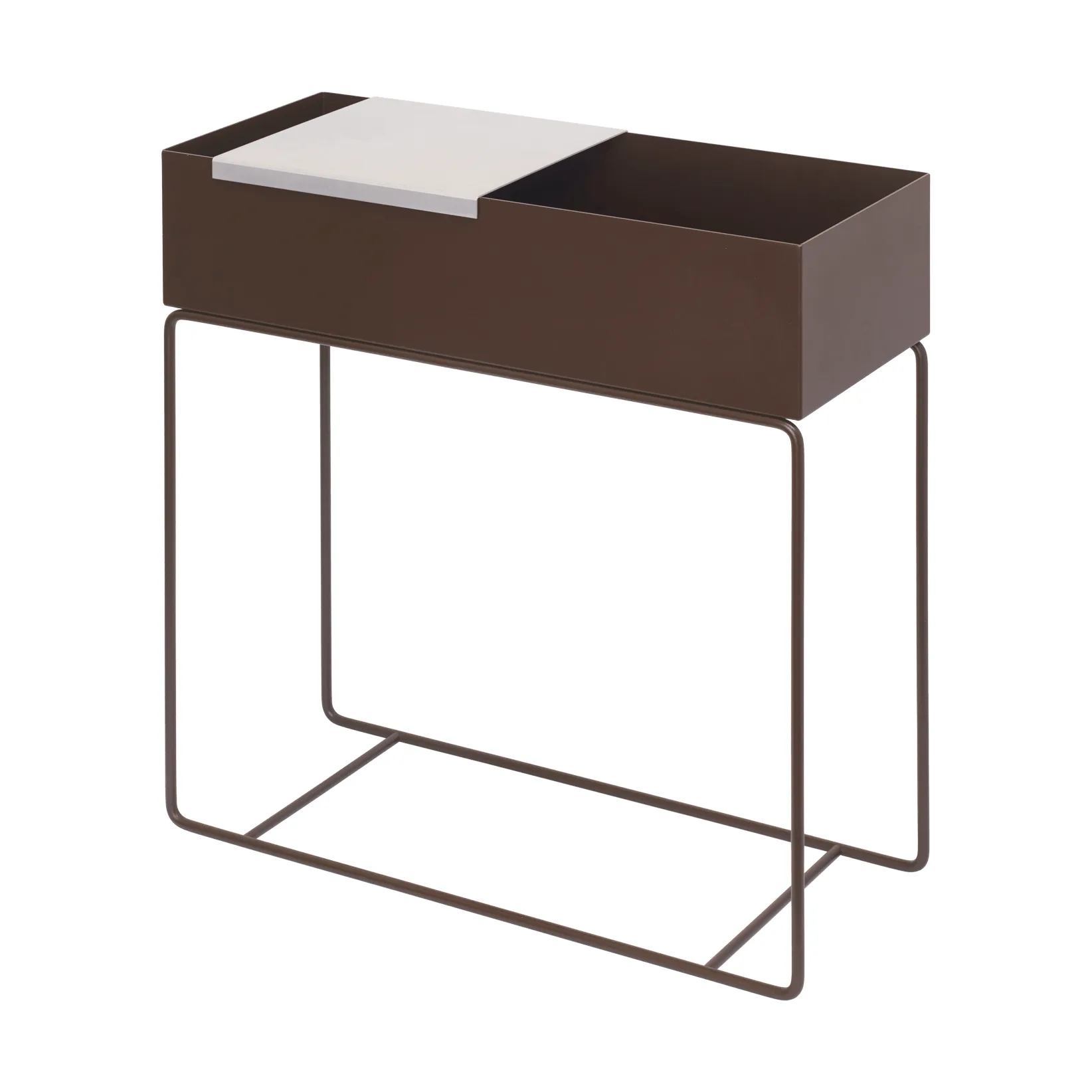 Grande plateau Lager pour Plant Box 26x26 cm, Aluminium Ferm Living