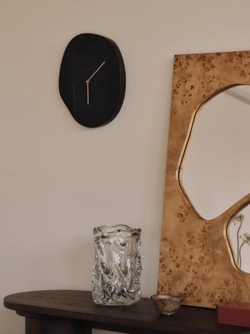 Horloge murale Melt 28x33 cm - Black marble - Ferm Living