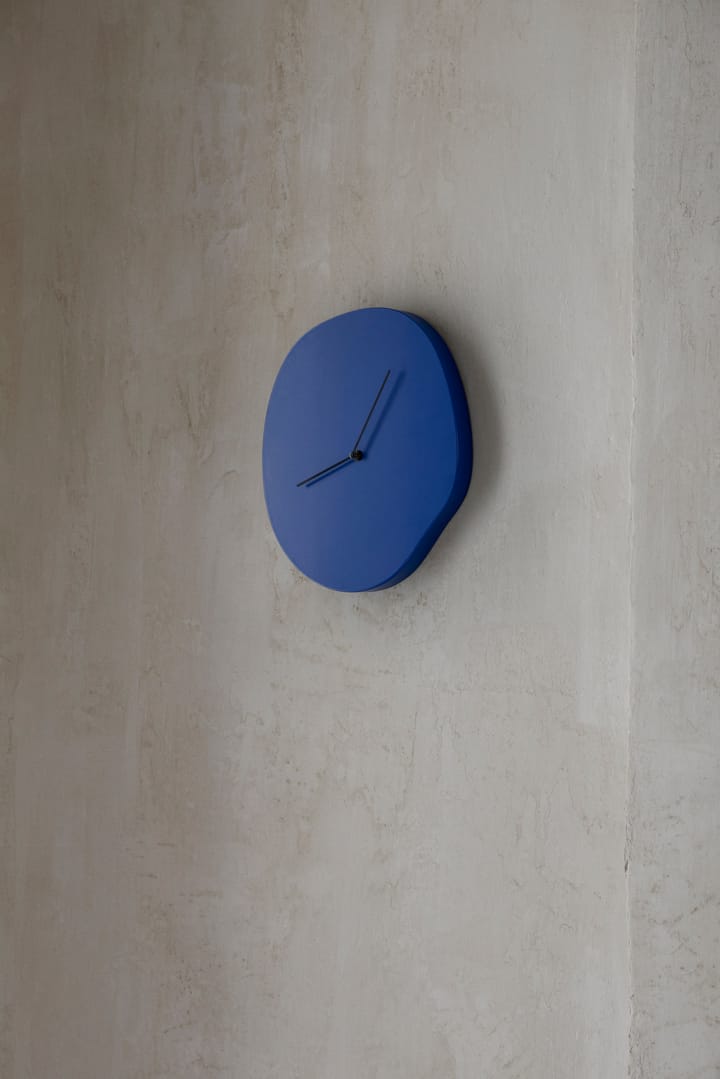 Horloge murale Melt 28x33 cm - Blue - ferm LIVING