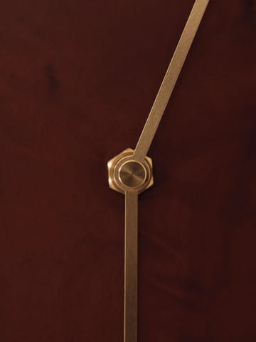 Horloge murale Melt 28x33 cm - Dark stained burl - Ferm Living