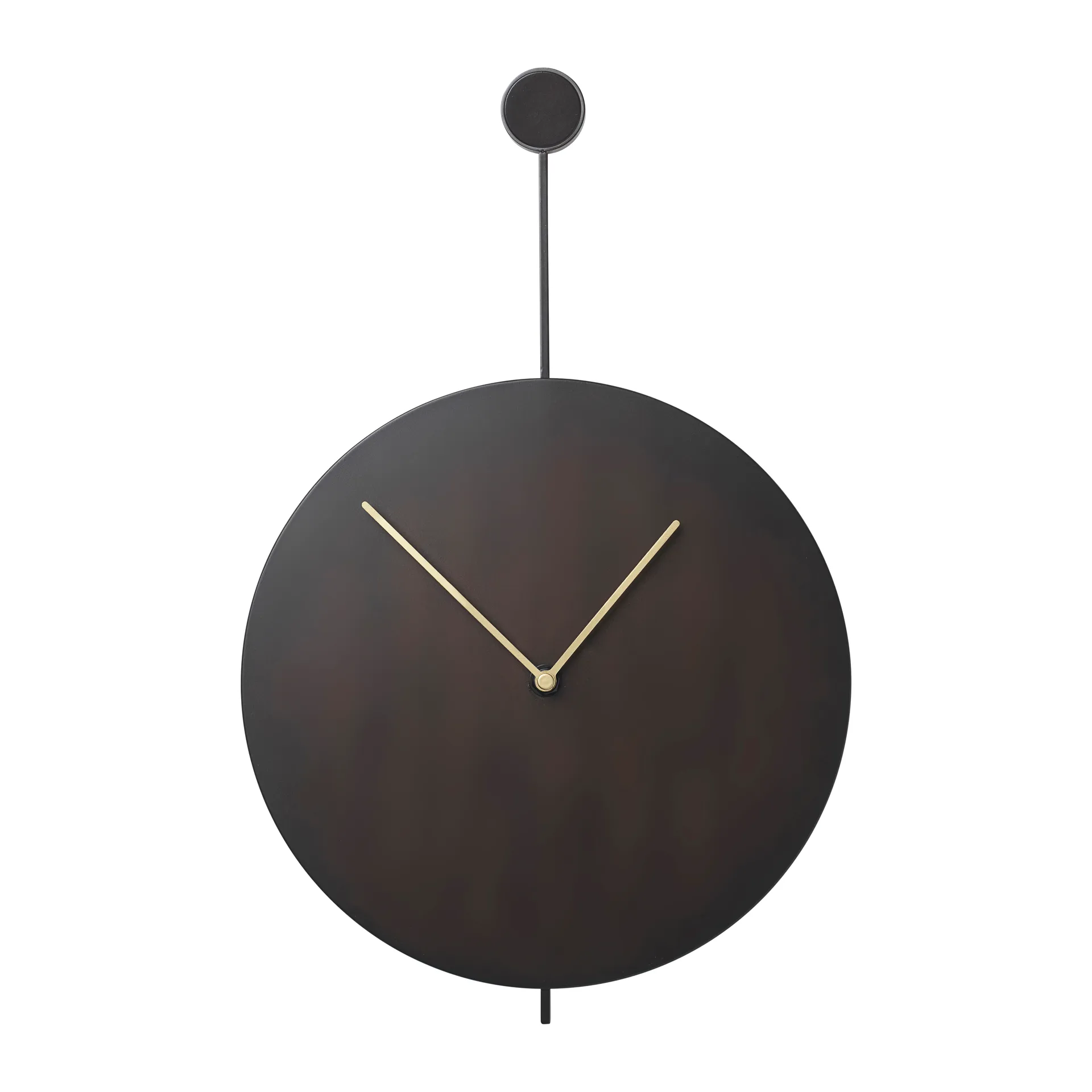 Horloge murale Trace, Noir-laiton Ferm Living