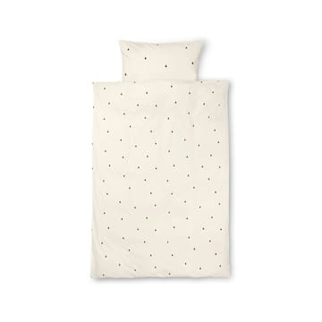 Housse de couette et taie d'oreiller Pear 70x100 cm - Off white-cinnamon - Ferm Living
