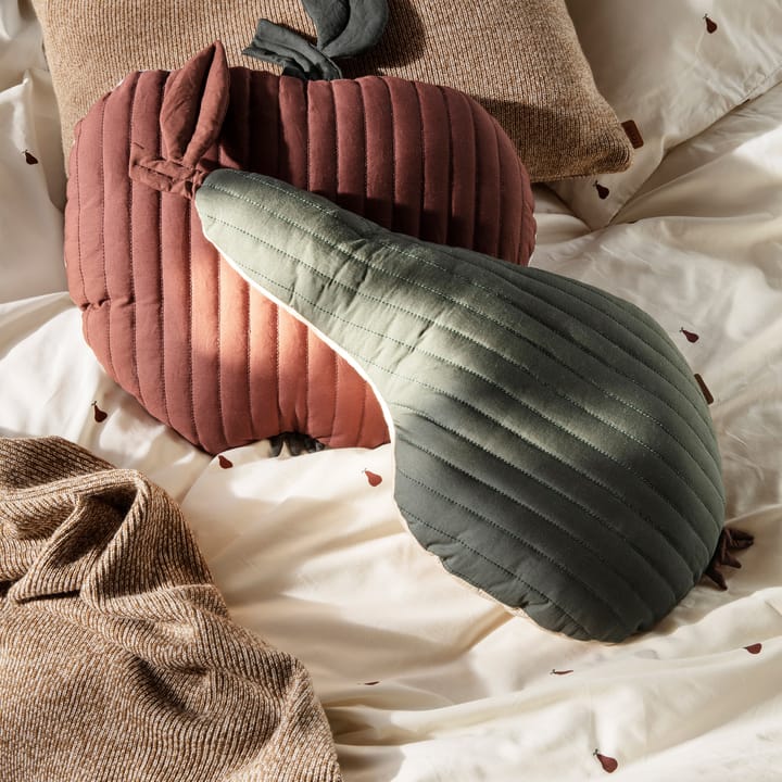Housse de couette et taie d'oreiller Pear 70x100 cm, Off white-cinnamon Ferm Living