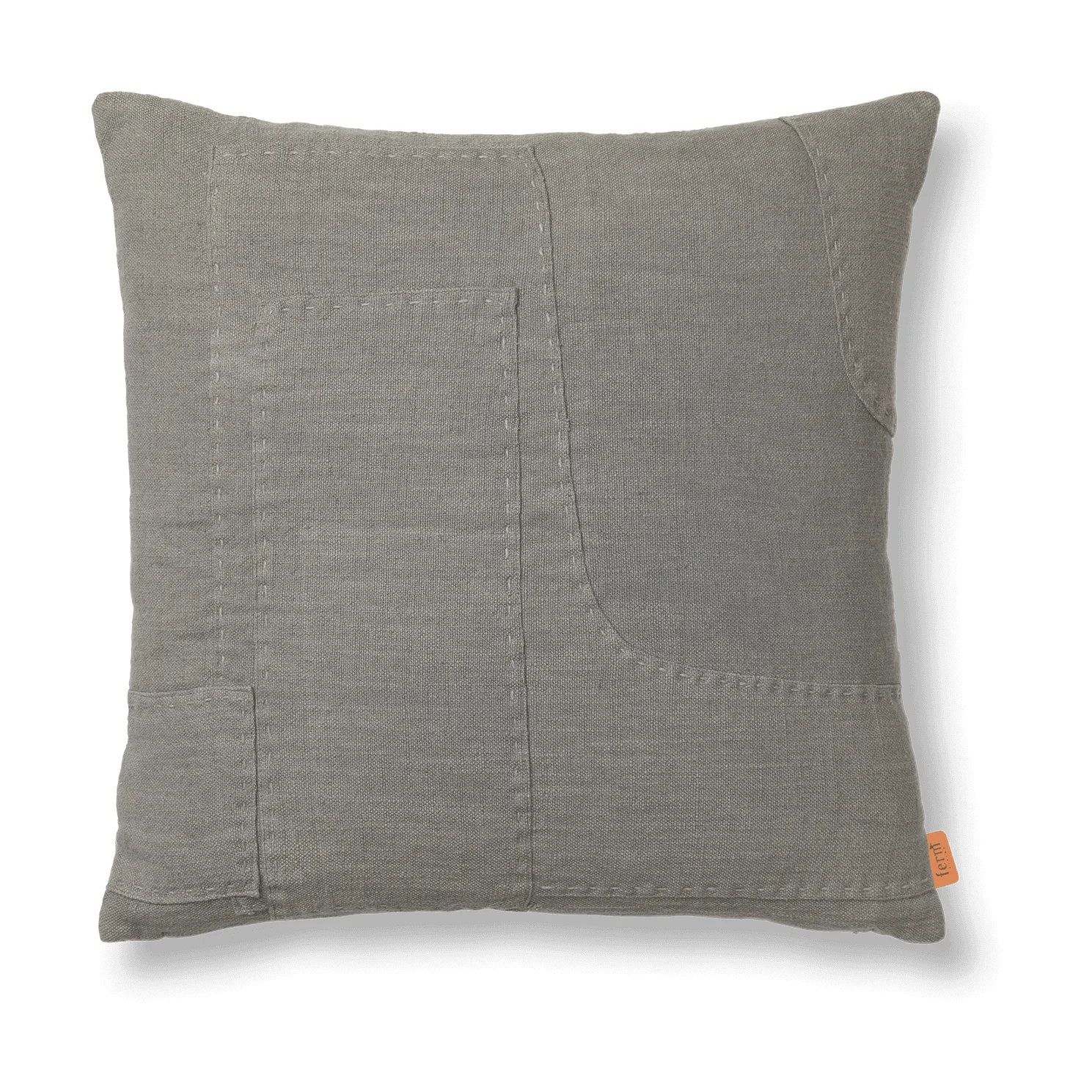 Housse de coussin Darn 50x50 cm, Gris bleu Ferm Living