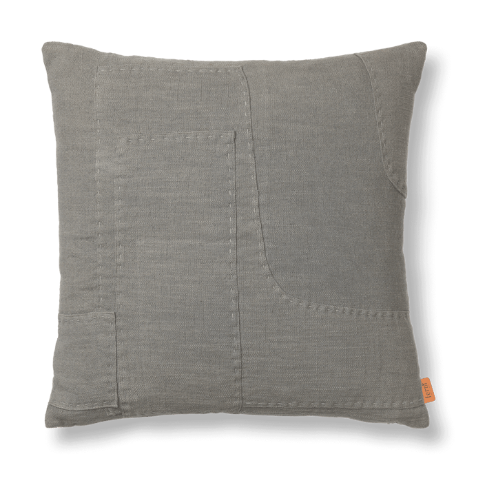 Housse de coussin Darn 50x50 cm, Gris bleu Ferm Living