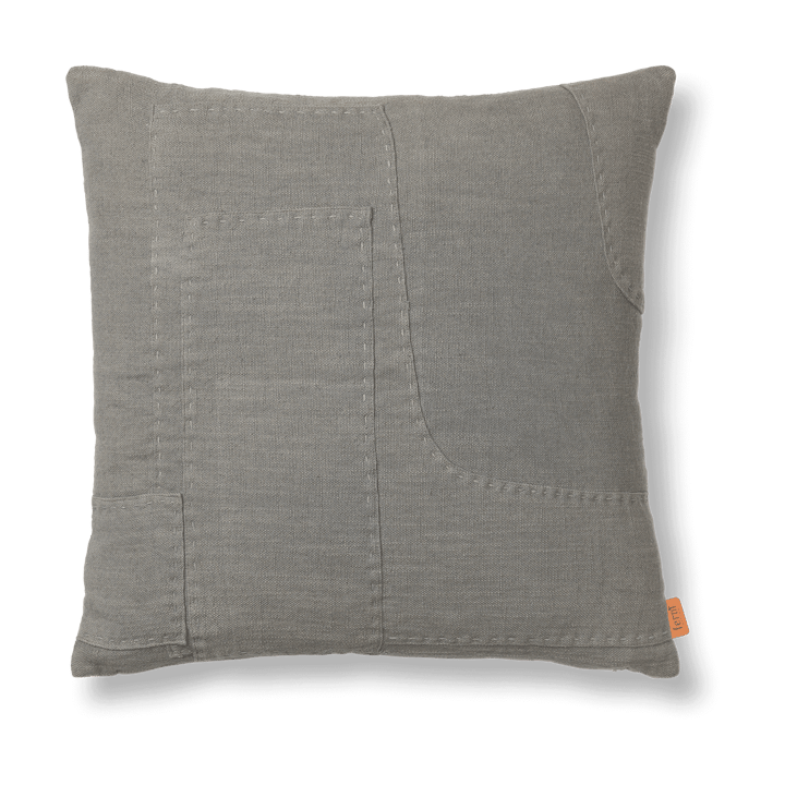 Housse de coussin Darn 50x50 cm - Gris bleu - Ferm LIVING