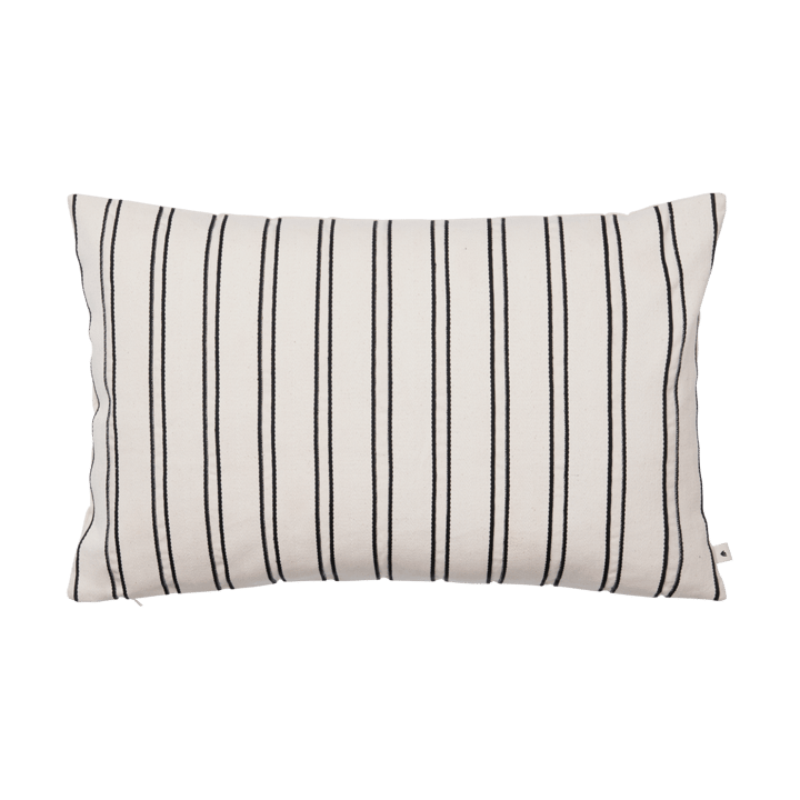 Housse de coussin Twill 40x60 cm - Off-white-black - Ferm Living