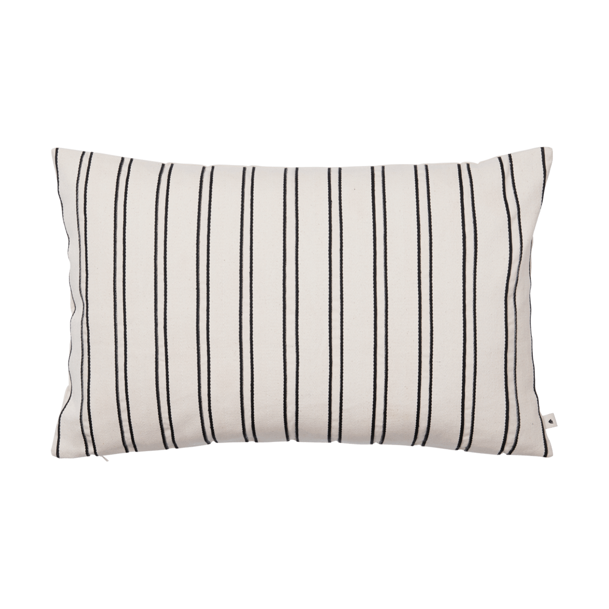 Ferm Living Housse de coussin Twill 40x60 cm Off-white-black