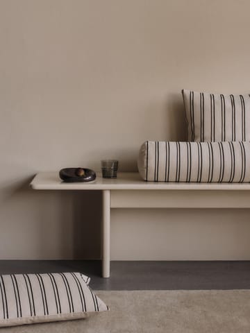 Housse de coussin Twill 40x60 cm - Off-white-black - Ferm Living