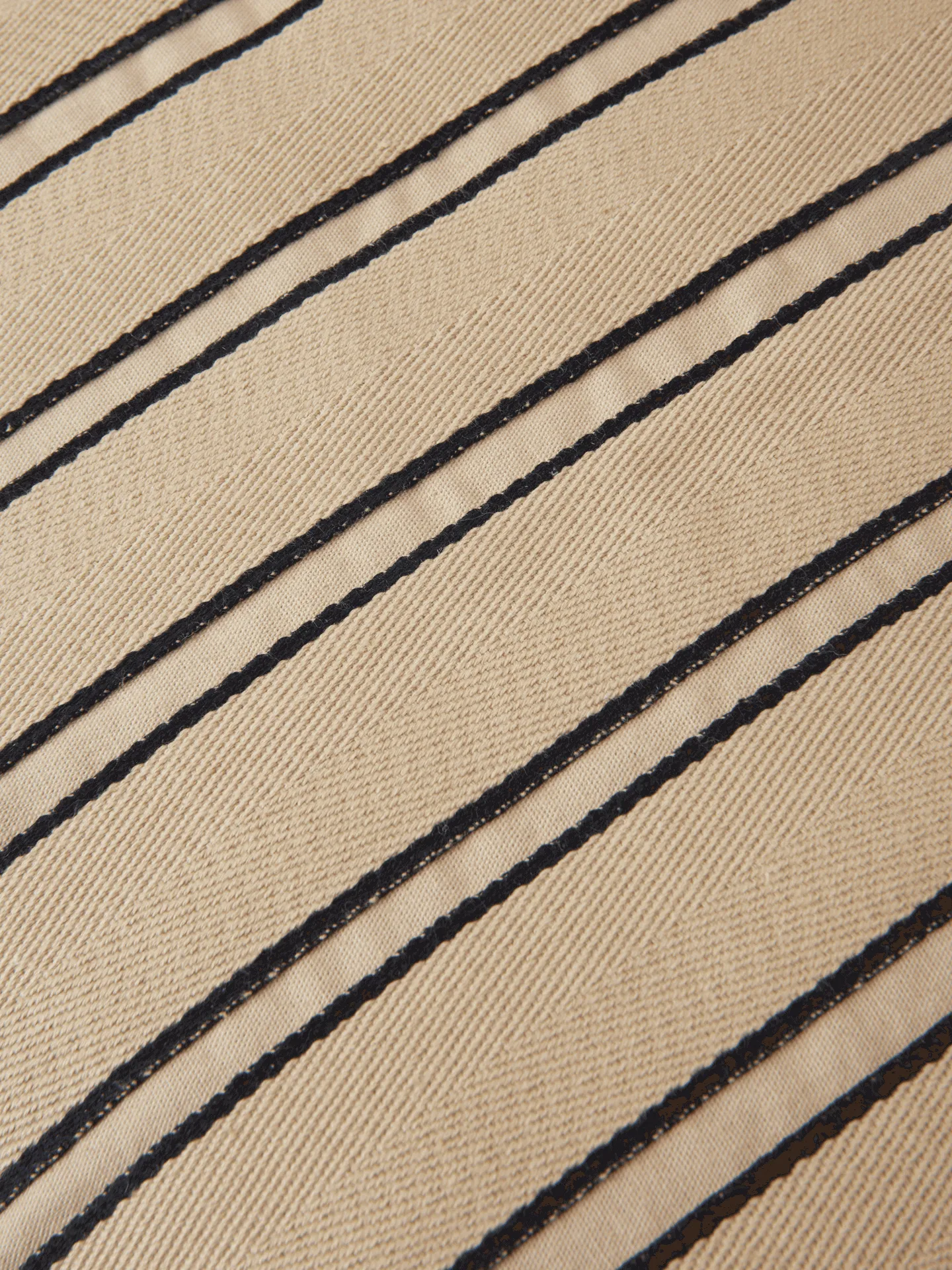 Housse de coussin Twill 50x50 cm, Cashmere-black Ferm Living