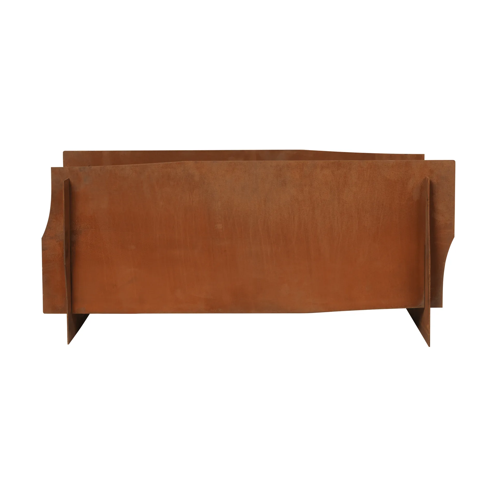 Jardinière Lapel planter, Rust, 33x35x75 cm Ferm Living
