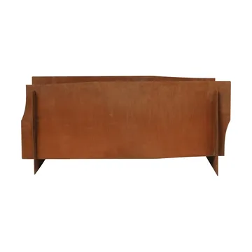 Jardinière Lapel planter - Rust, 33x35x75 cm - Ferm Living