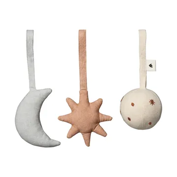 Jouets bébé Skye 3 pièces - Rose - Ferm Living