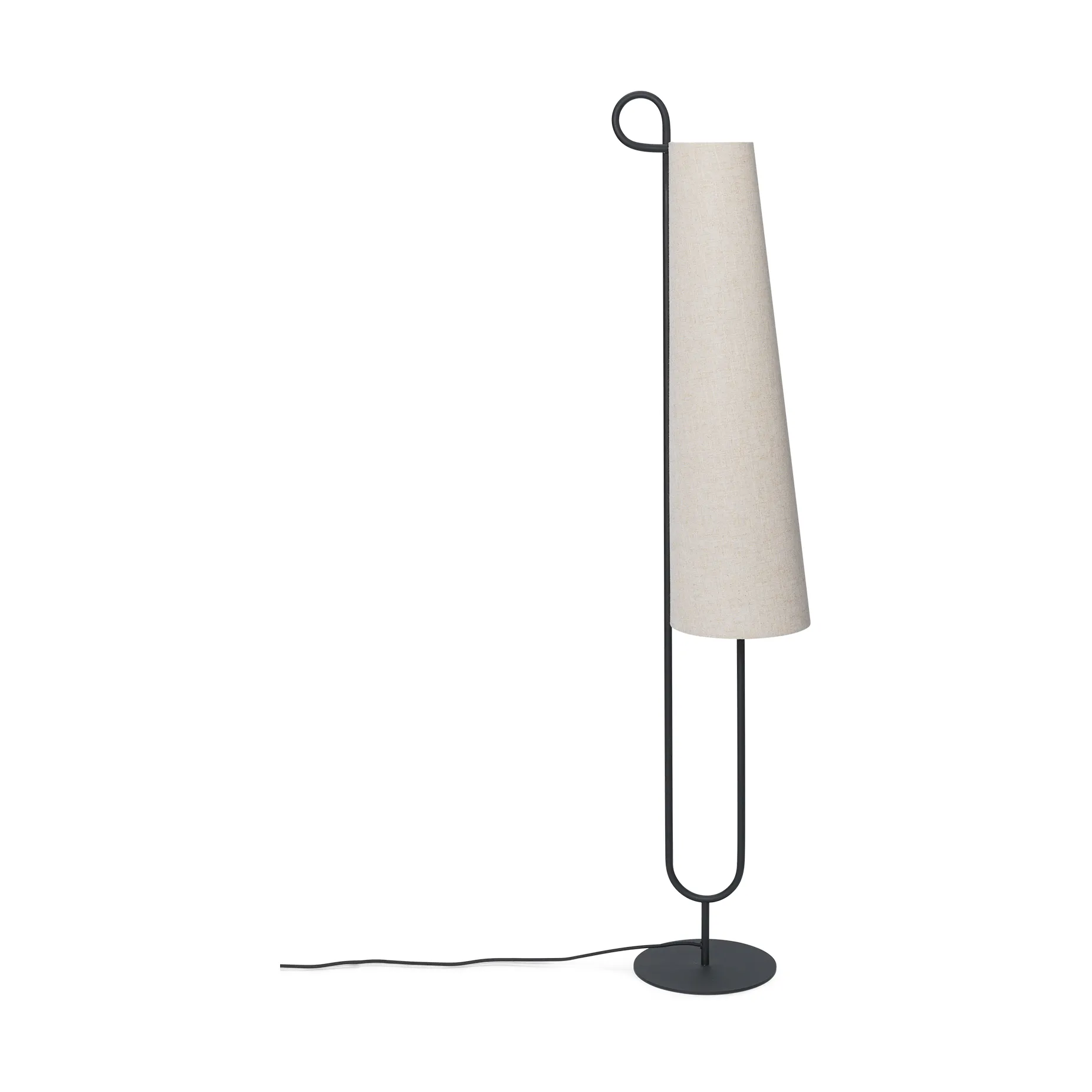 Lampadaire Ancora, Noir-Naturel Ferm Living