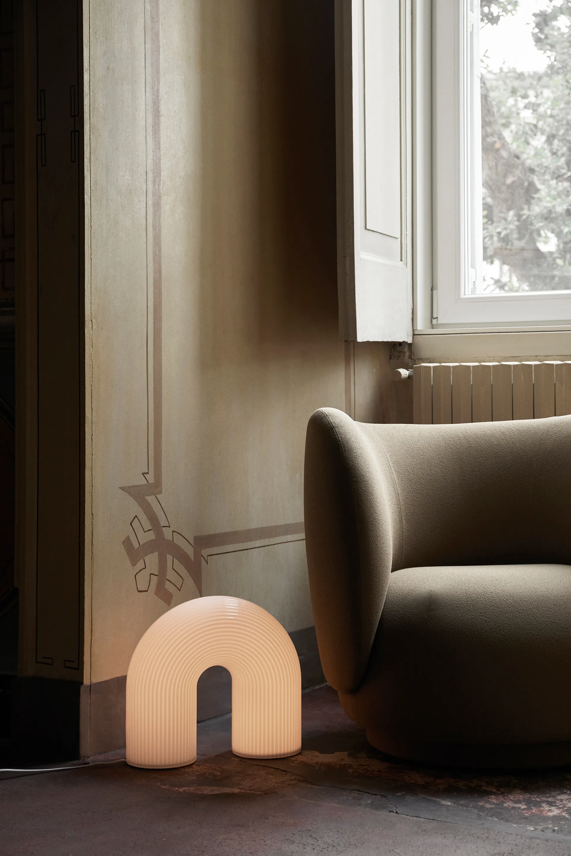 Lampadaire Vuelta 40x16x36 cm, White Ferm Living