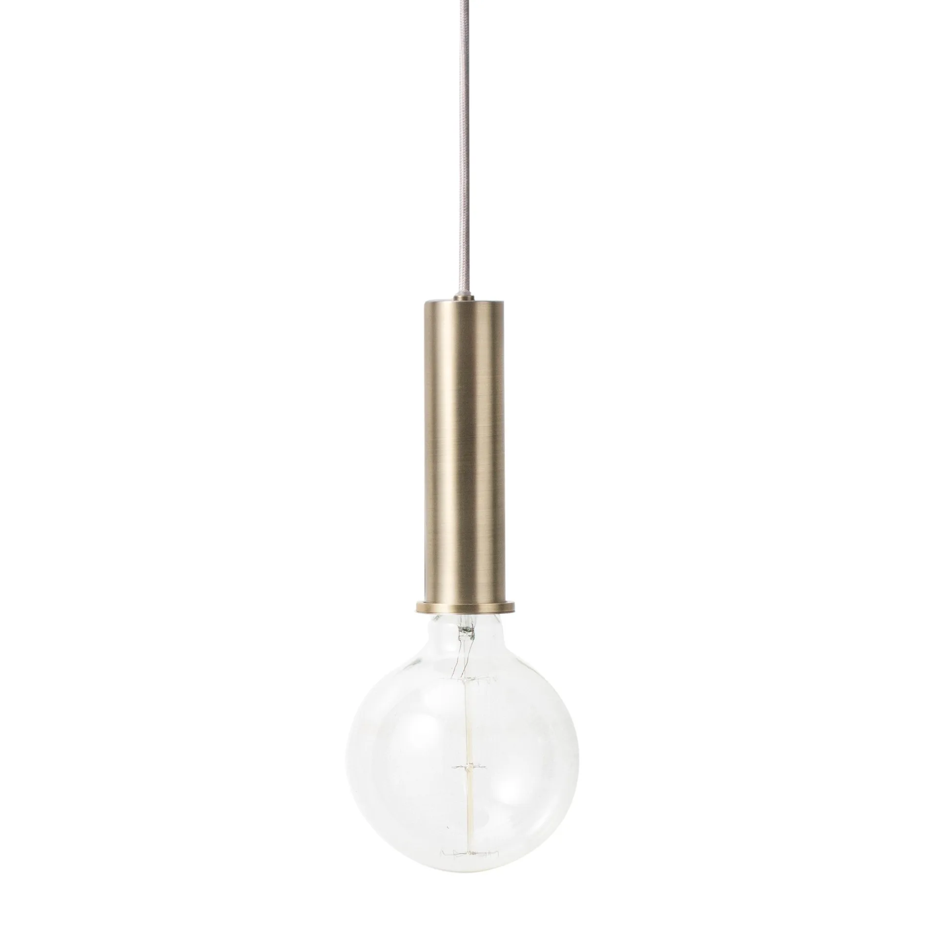 Lampe à suspension Collect grande, laiton Ferm Living
