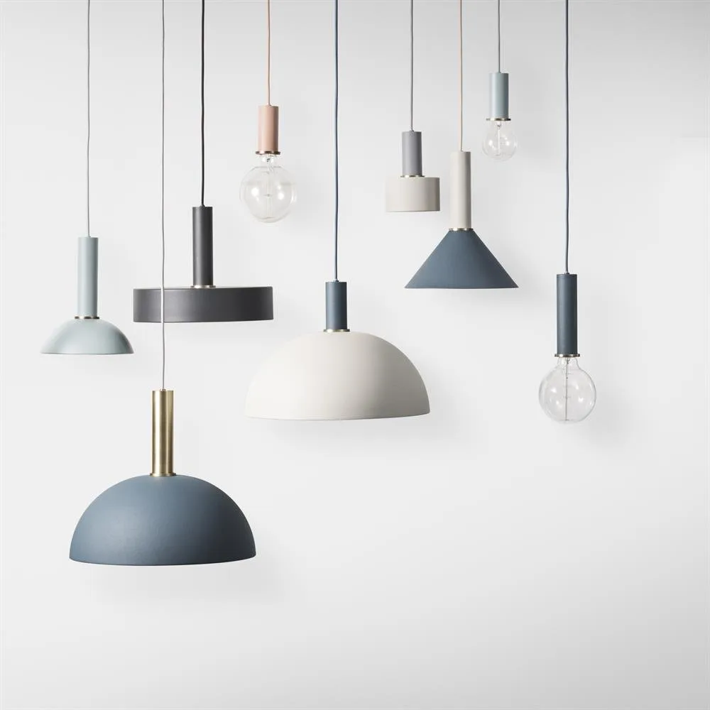 Lampe à suspension Collect grande, laiton Ferm Living