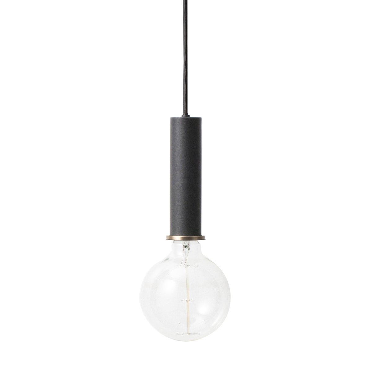 Ferm Living Lampe à suspension Collect grande noir
