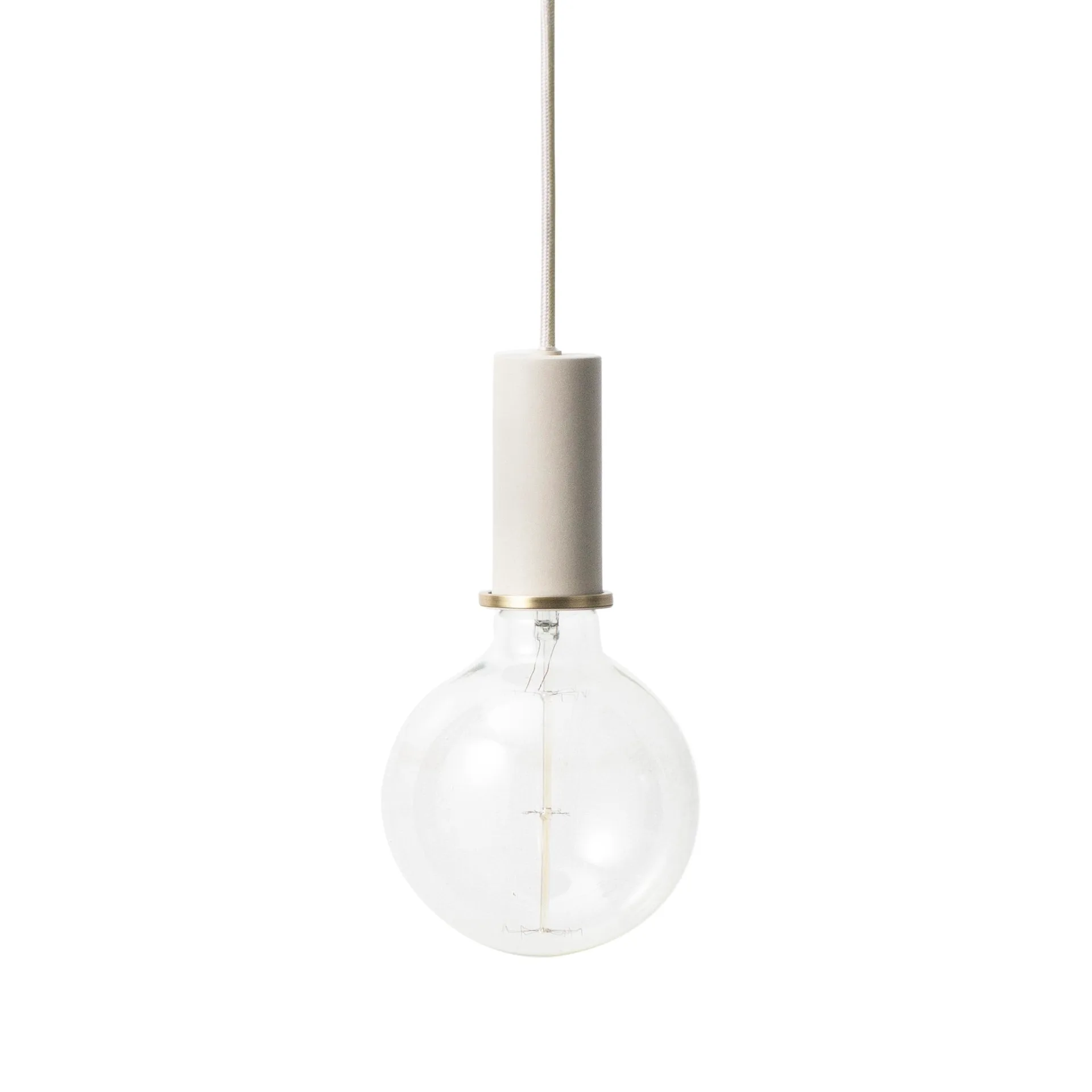 Lampe à suspension Collect petite, gris clair Ferm Living