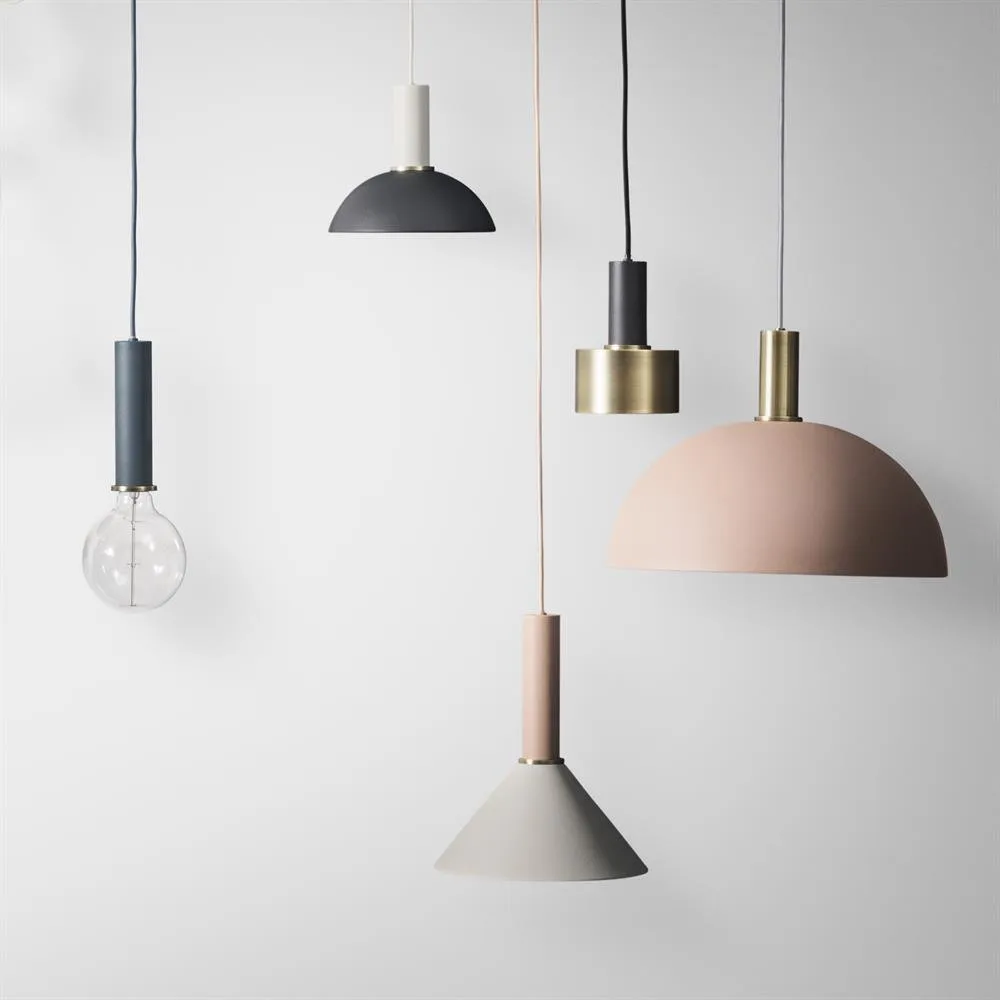 Lampe à suspension Collect petite, gris clair Ferm Living
