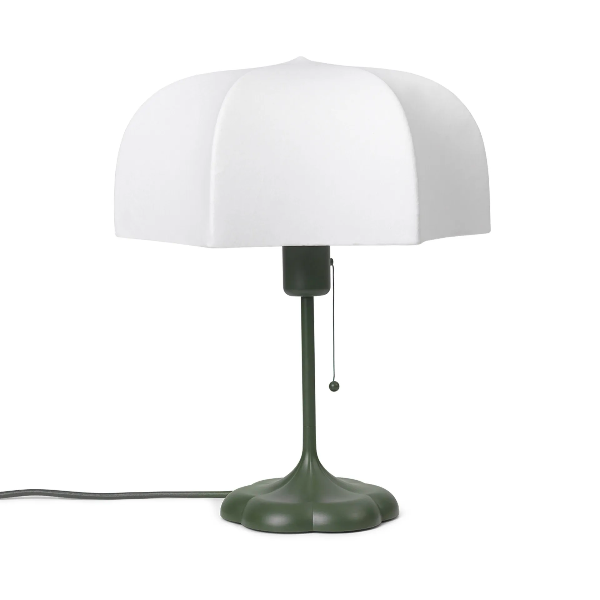 Lampe de table Poem Ø 30x42 cm, White-grass green Ferm Living