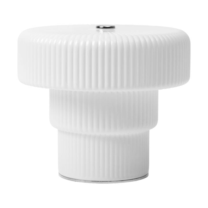 Lampe de table portable Ripple 10 cm - White - Ferm Living