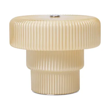 Lampe de table portable Ripple - Avoine, 10cm - Ferm Living