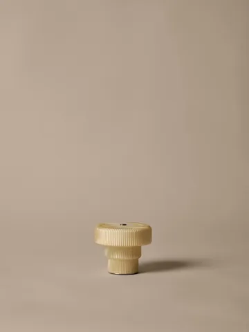 Lampe de table portable Ripple - Avoine, 10cm - Ferm Living