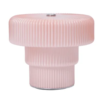 Lampe de table portable Ripple - Pale rose, 10cm - Ferm Living