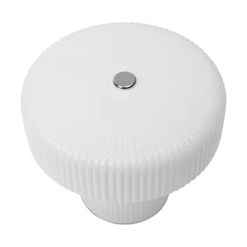 Lampe de table portable Ripple - White, 10cm - Ferm Living