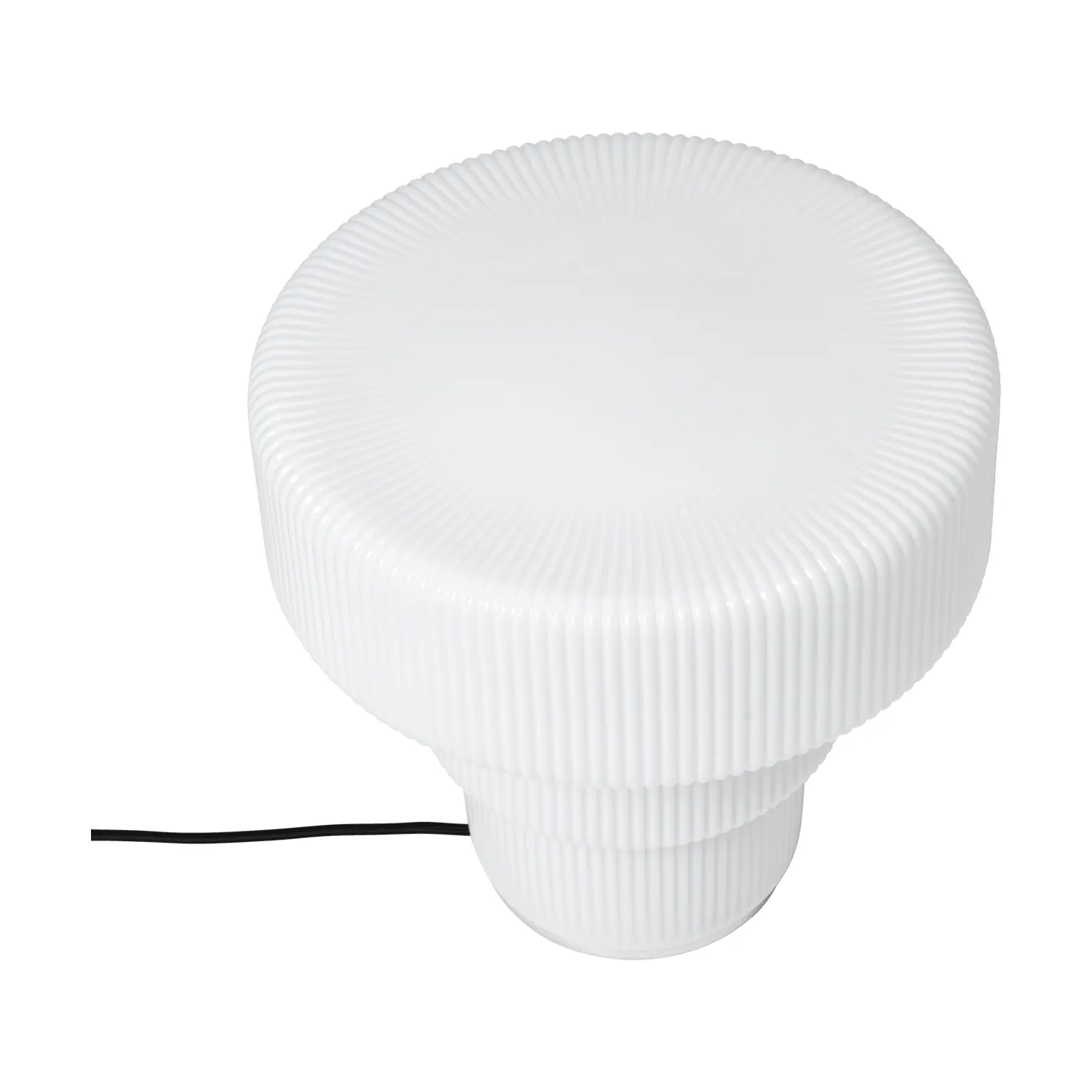 Lampe de table Ripple, White, Ø28x28 cm Ferm Living