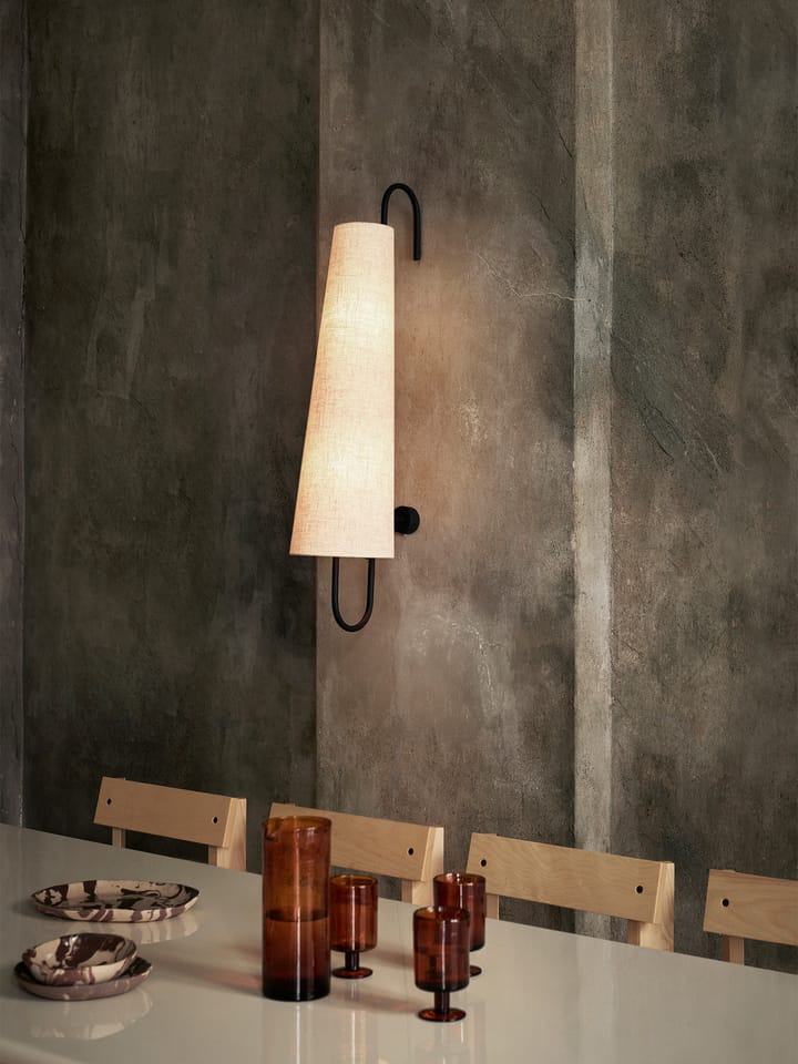 Lampe murale Ancora - Noir-Naturel - ferm LIVING