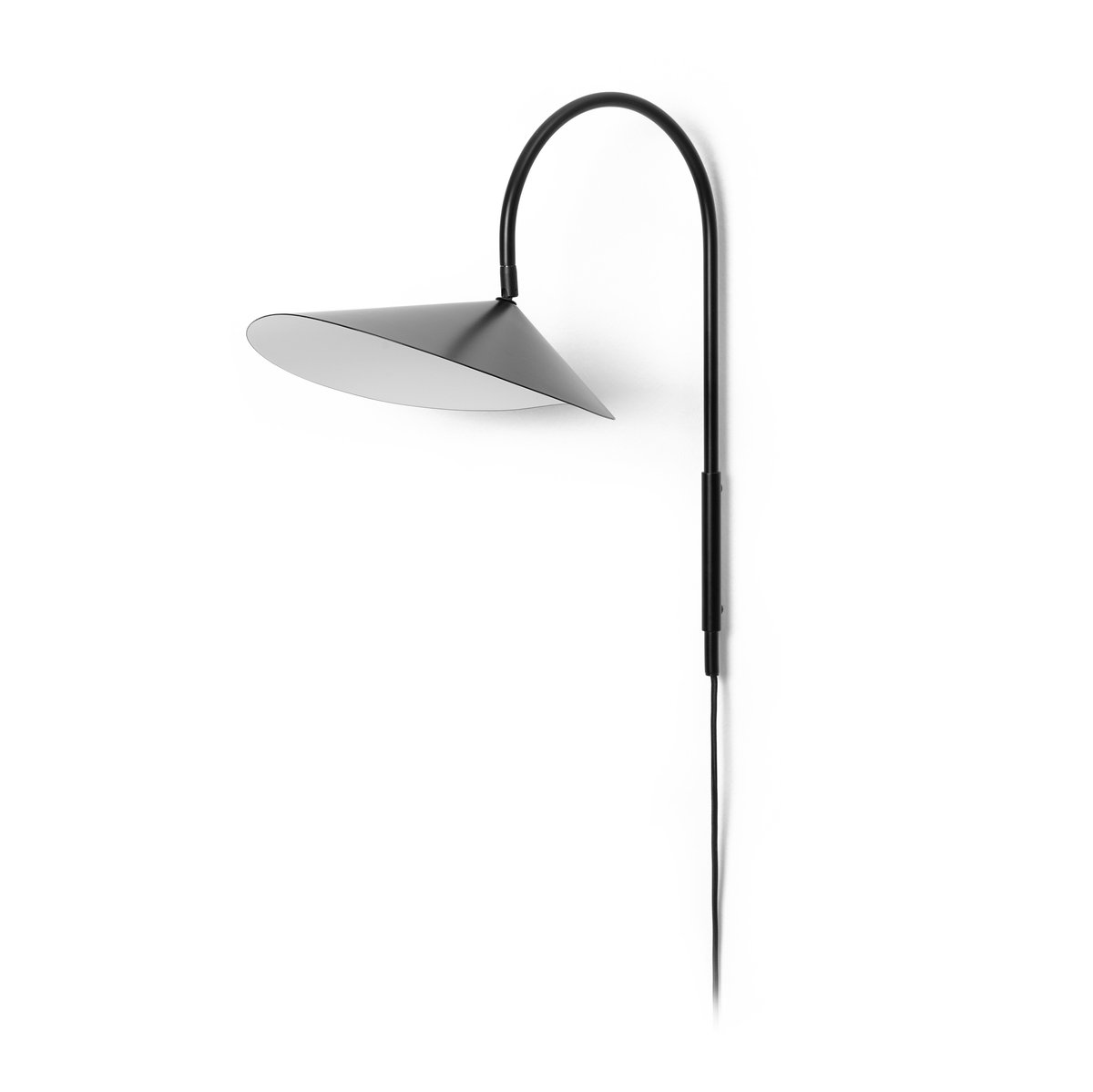 Ferm Living Lampe murale Arum swivel Black