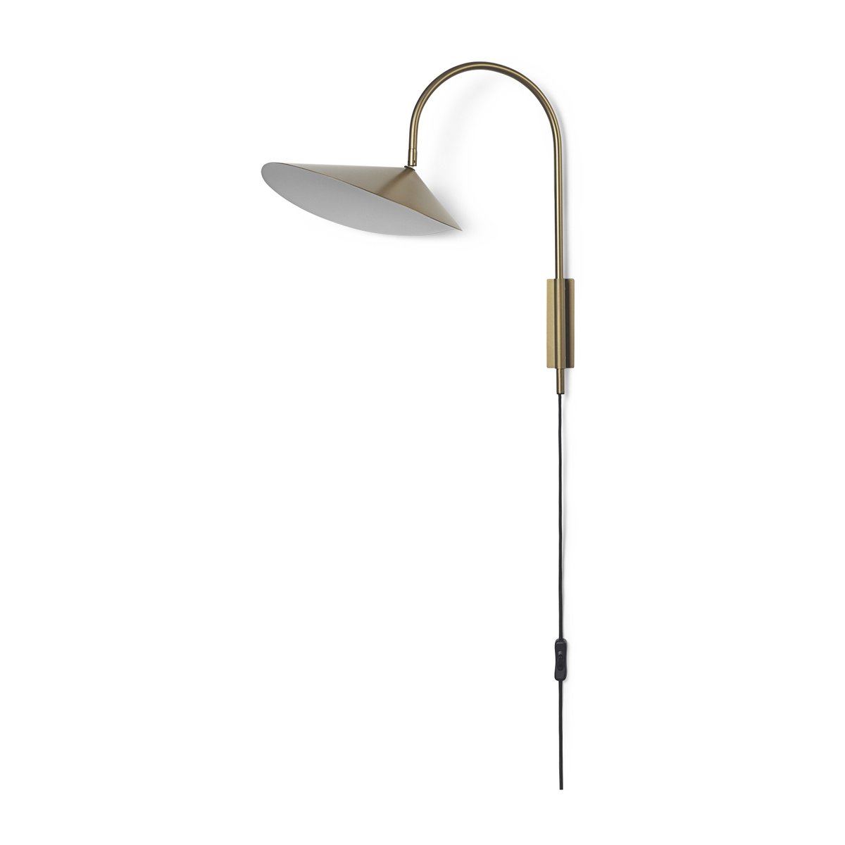 Ferm Living Lampe murale Arum swivel Bronze