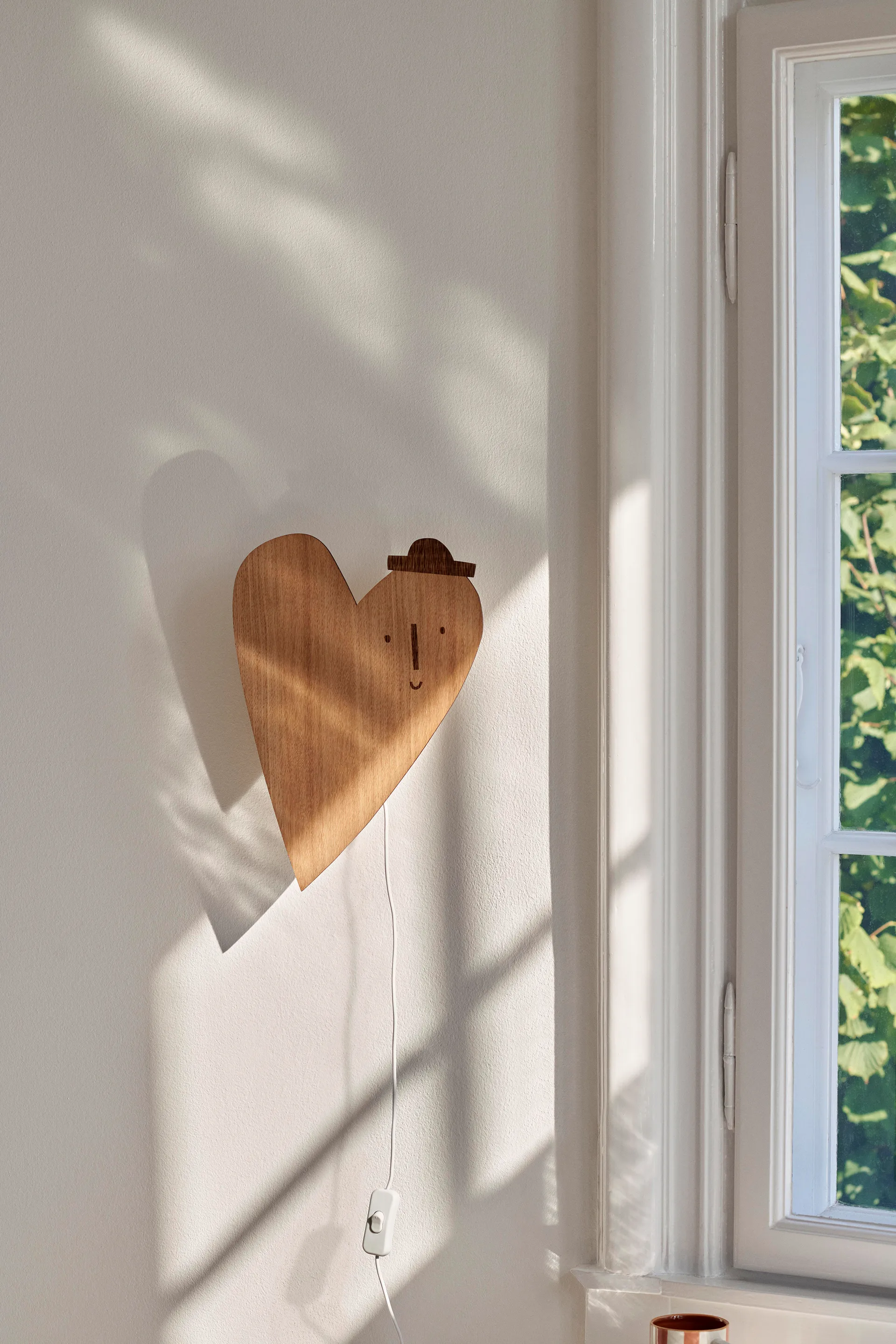 Lampe murale Heart, Chêne huilé Ferm Living