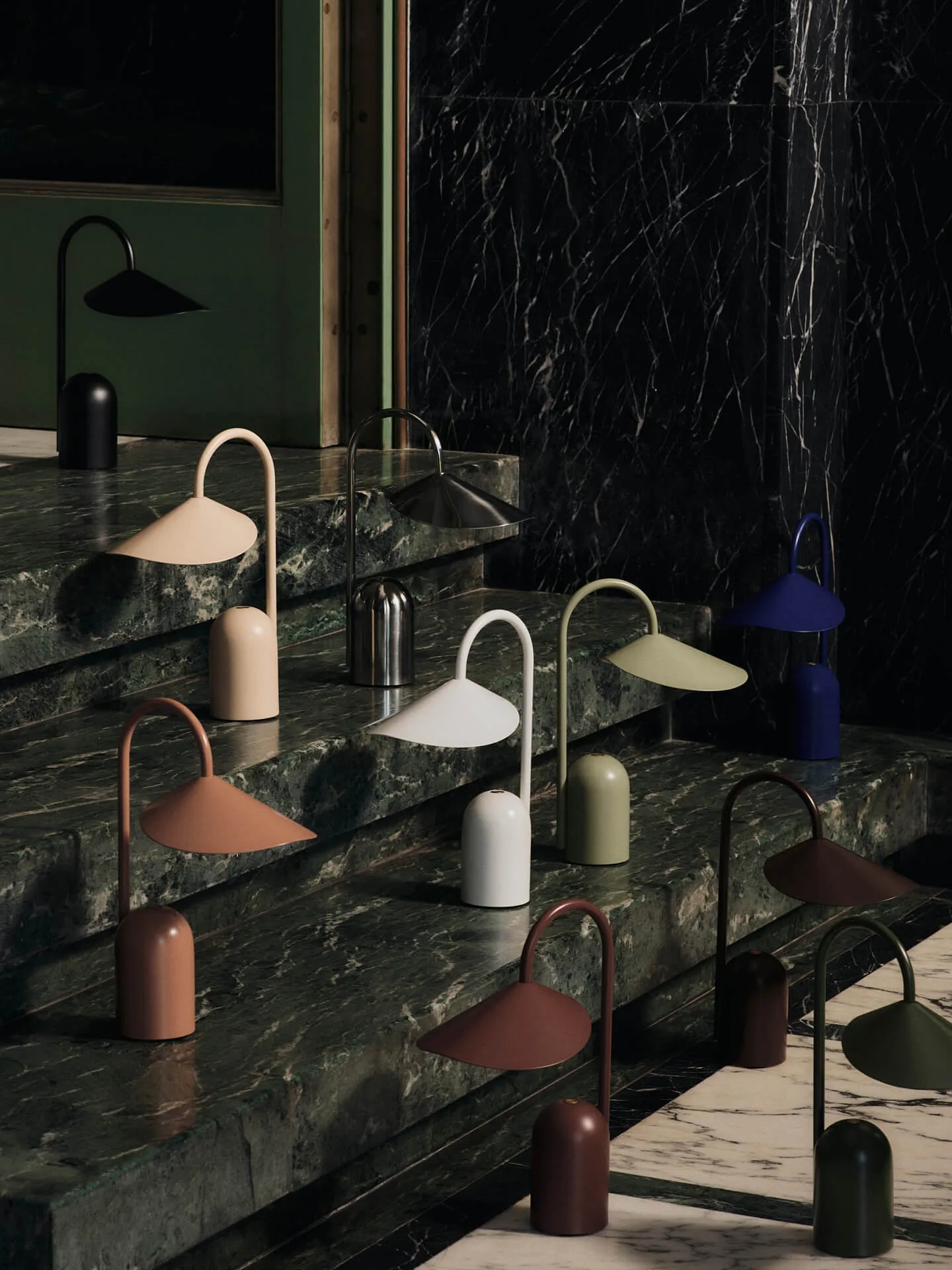 Lampe portable Arum, Stainless steel Ferm Living