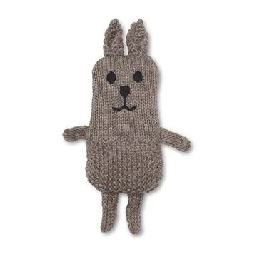 Lapin tricoté pour bébé Lee merino - Gris beige - Ferm Living